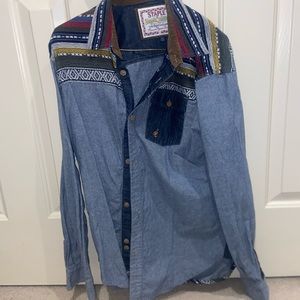 Staple Rugged Outdoors Vintage Denim Button Up (L)